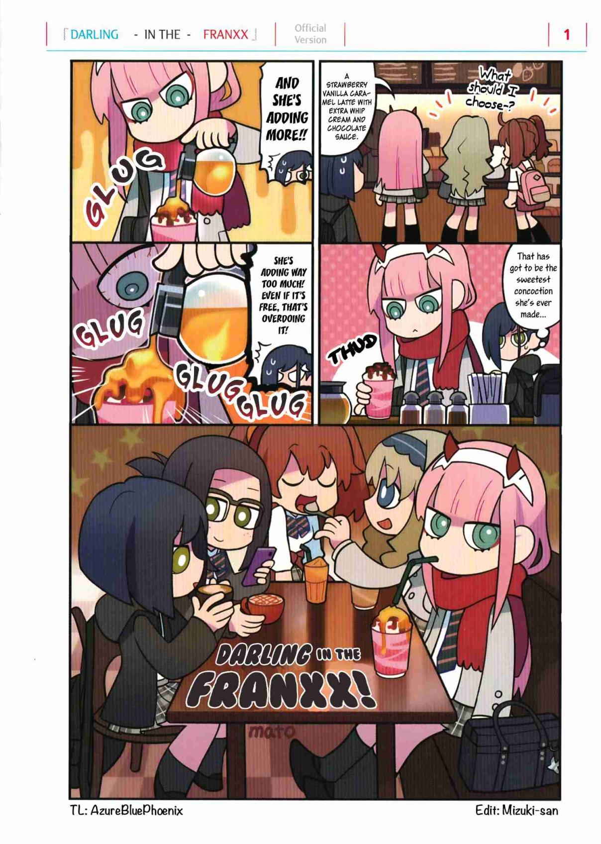 Darling in the FranXX! (4 koma) Ch. 74 BD & DVD Booklet Special 1