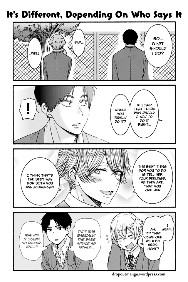 Tomo chan wa Onna no ko! Ch. 839 It's Different, Depending On Who Says It