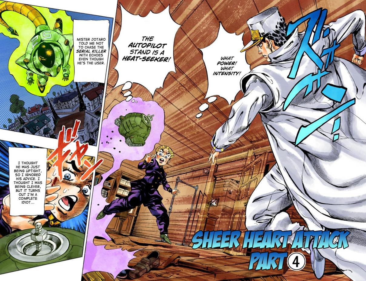 JoJo's Bizarre Adventure Part 4 Diamond is Unbreakable [Official Colored] Vol. 10 Ch. 92 Sheer Heart Attack Part 4
