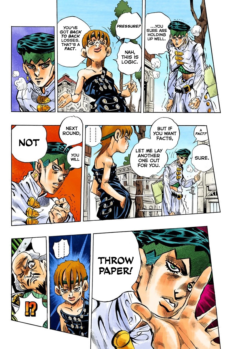 JoJo's Bizarre Adventure Part 4 Diamond is Unbreakable [Official Colored] Vol. 12 Ch. 109 RPS Kid is Coming! Part 4