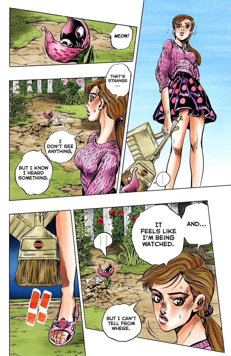JoJo's Bizarre Adventure Part 4 Diamond is Unbreakable [Official Colored] Vol. 14 Ch. 128 The Cat Who Loved Kira Part 2