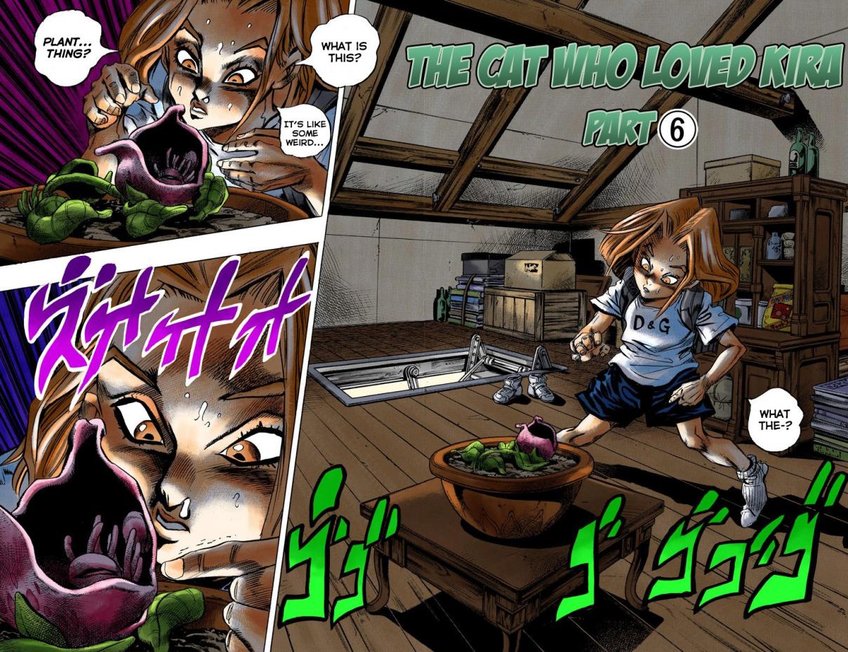 JoJo's Bizarre Adventure Part 4 Diamond is Unbreakable [Official Colored] Vol. 14 Ch. 132 The Cat Who Loved Kira Part 6