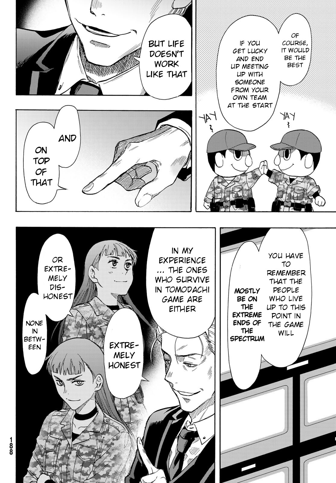 Tomodachi Game Ch. 68 "If You're Going to Make Comrades... or Not"