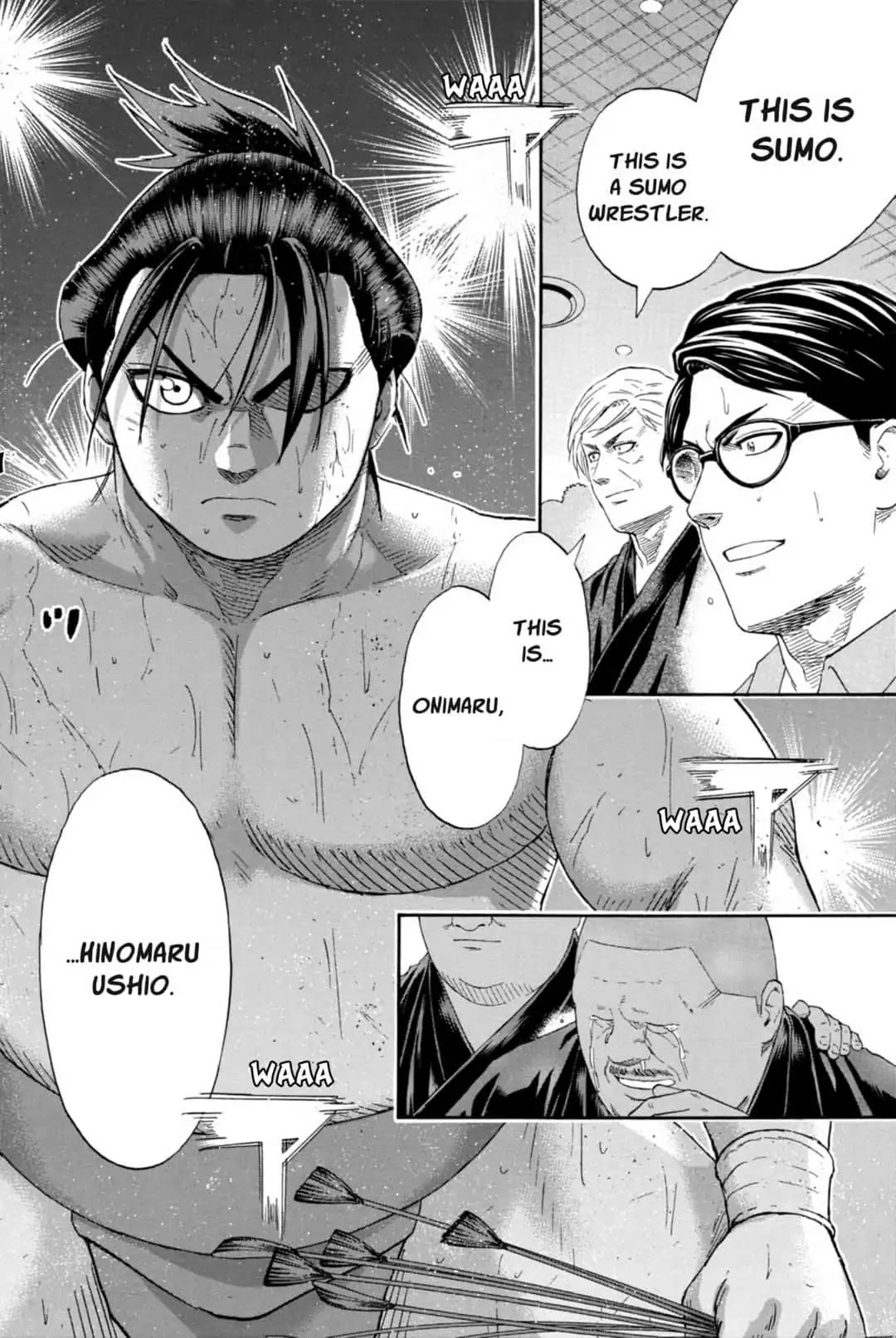 Hinomaru Zumou Chapter 250: Sumo and Hinomaru Ushio [END]
