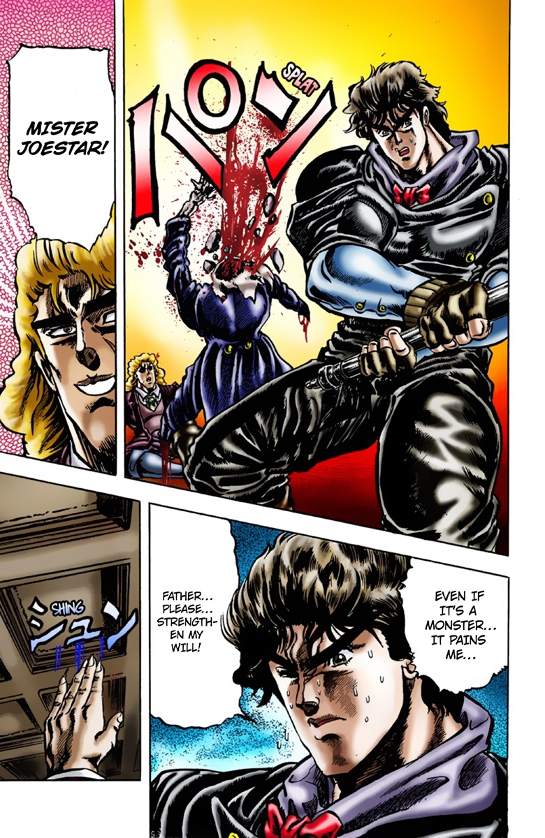 JoJo's Bizarre Adventure Part 1 Phantom Blood (Official Colored) Vol. 2 Ch. 14 Youth with Dio Part 3