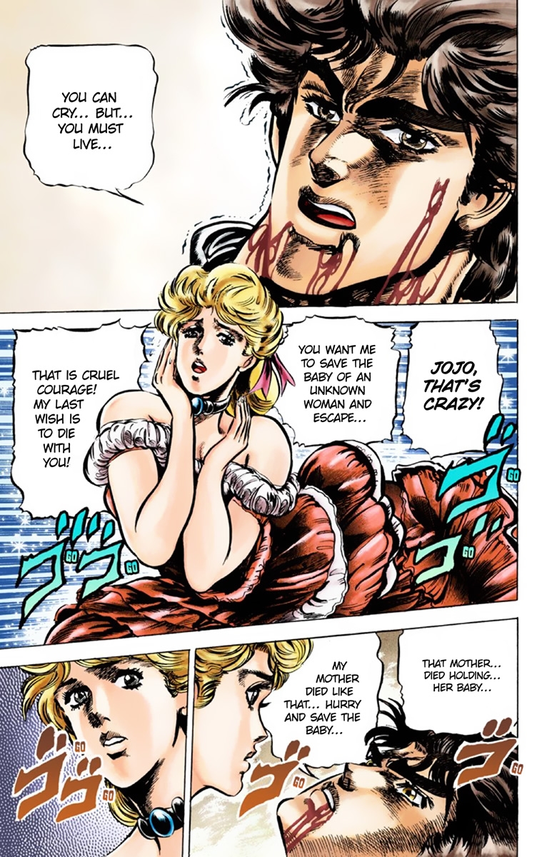 JoJo's Bizarre Adventure Part 1 Phantom Blood (Official Colored) Vol. 5 Ch. 44 Fire and Ice, Jonathan and Dio Part 6