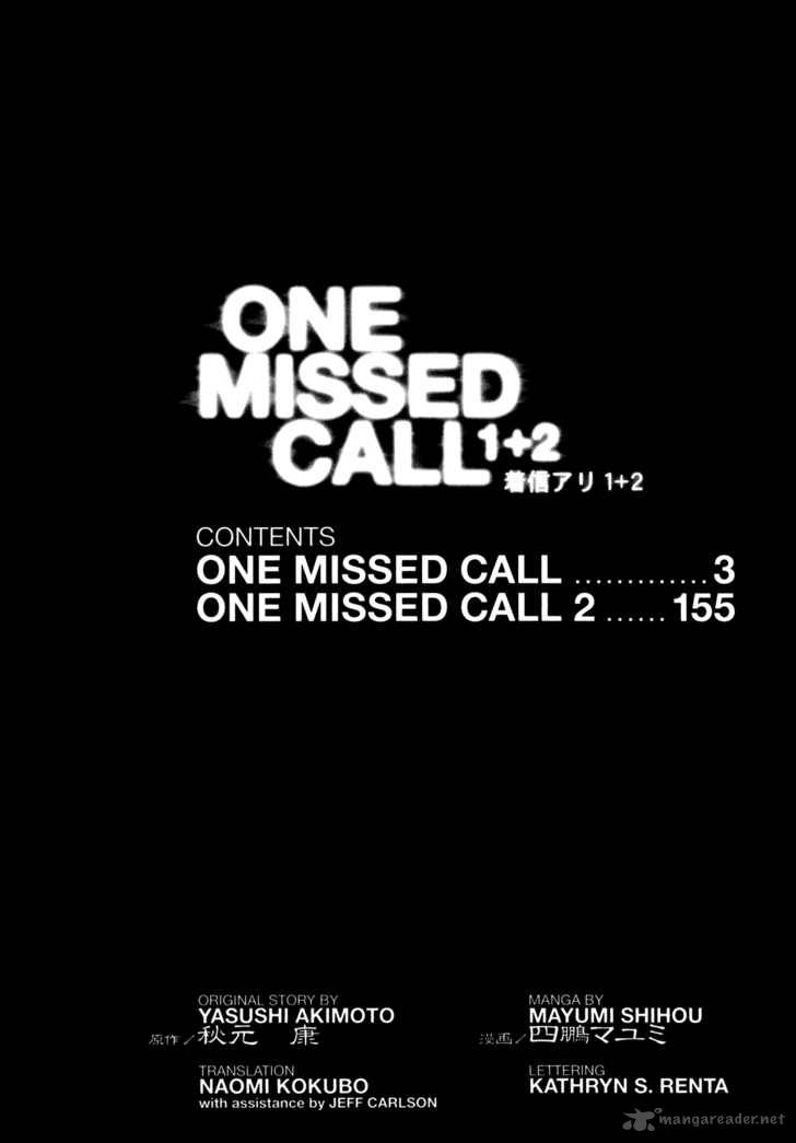 One Missed Call 1