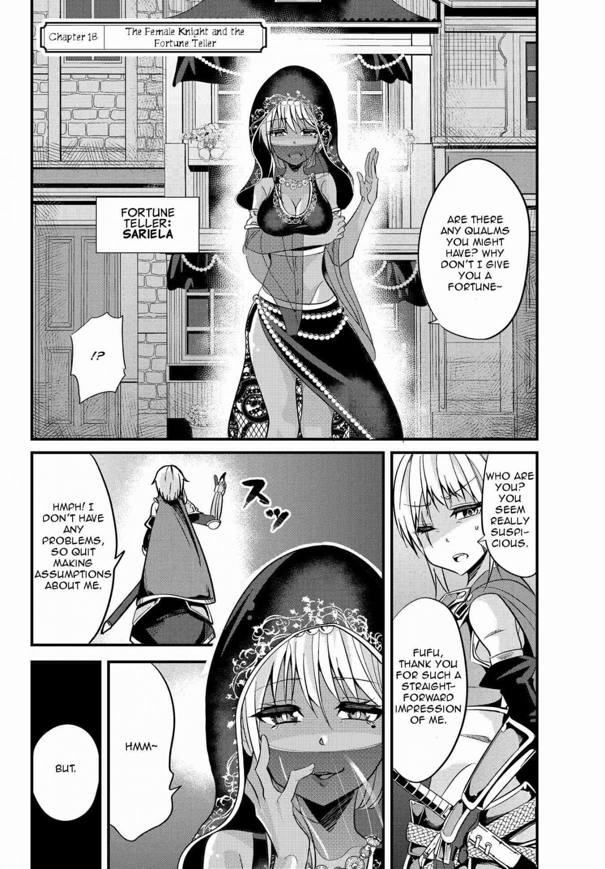 A Story About Treating a Female Knight, Who Has Never Been Treated as a Woman, as a Woman Ch. 18 The Female Knight and the Fortune Teller