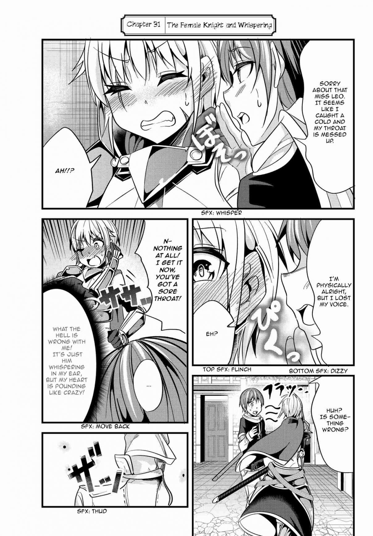 A Story About Treating a Female Knight, Who Has Never Been Treated as a Woman, as a Woman Ch. 31 The Female Knight and Whispering
