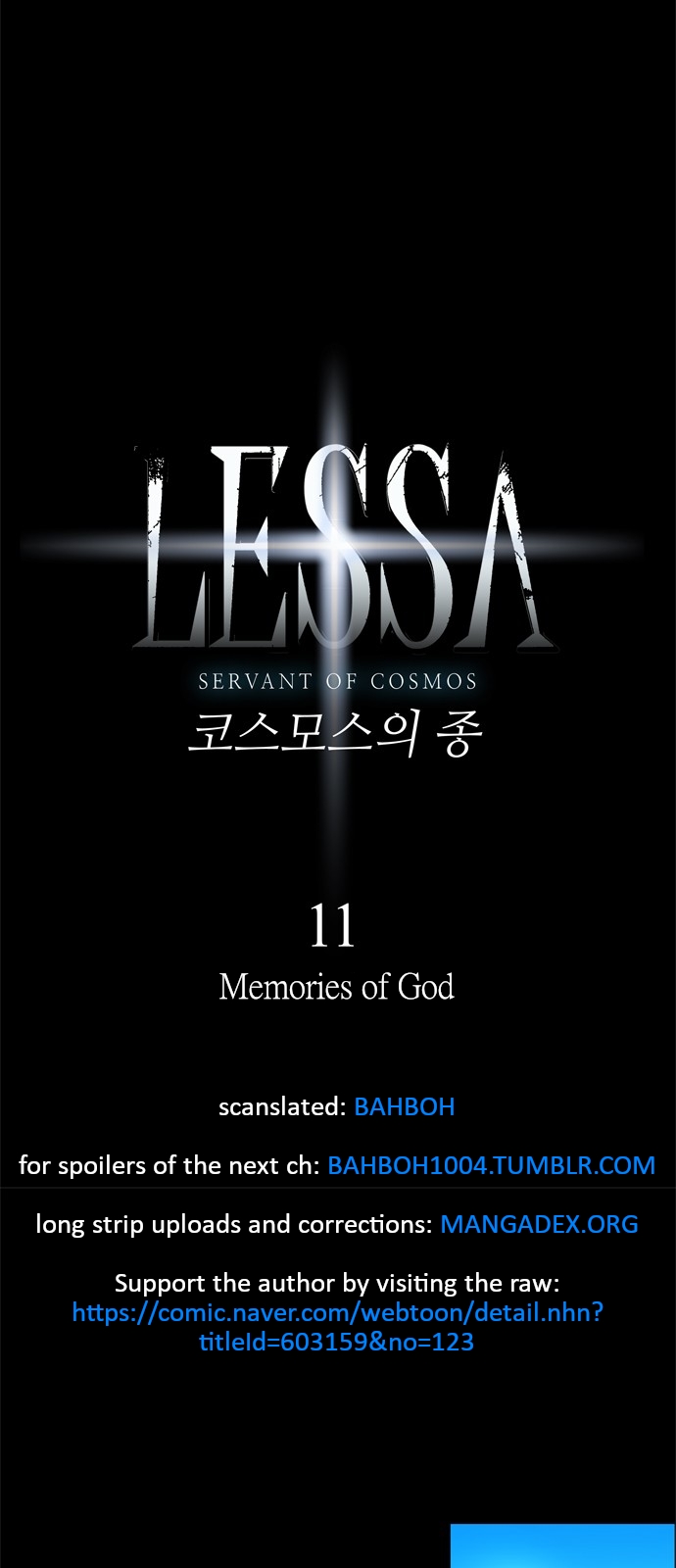 LESSA Servant of Cosmos Ch. 11 Memories of God <1>