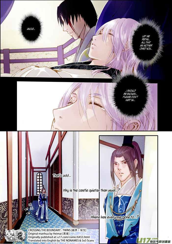 Crossing the Boundary Twins Ch. 45 The Color of Blood (1)