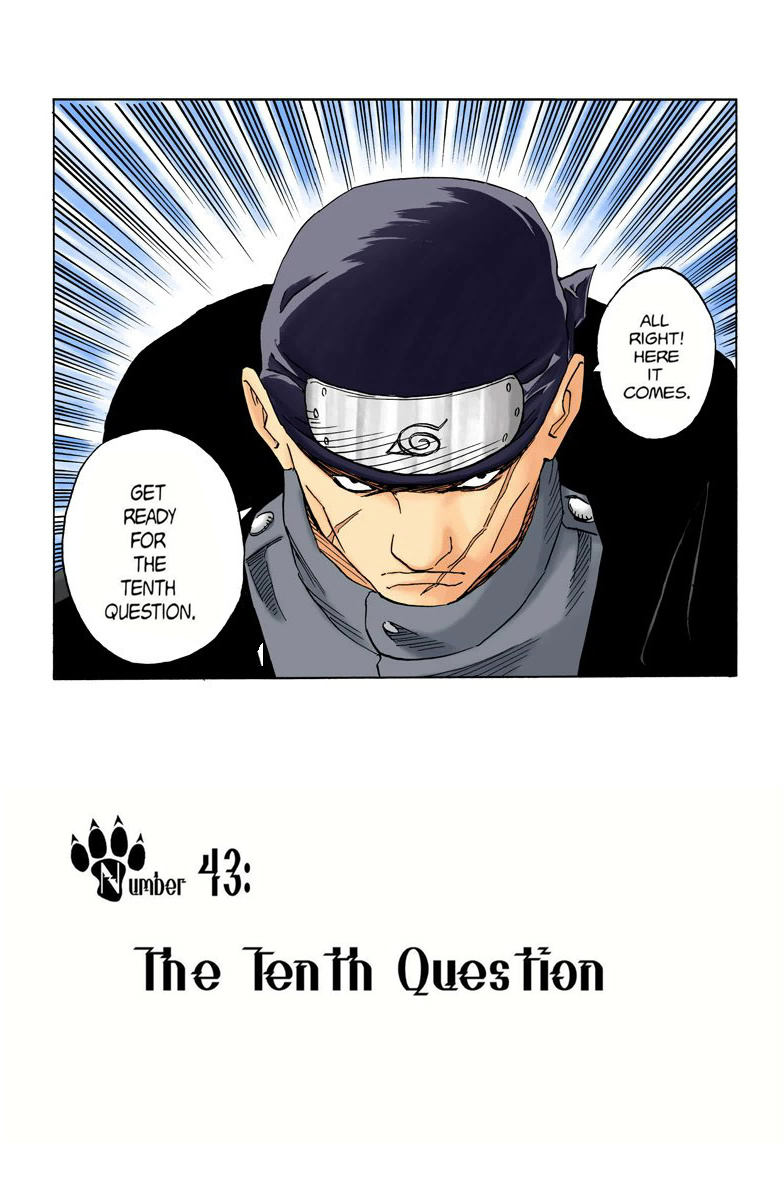 Naruto Digital Colored Comics Vol. 5 Ch. 43 The Tenth Question