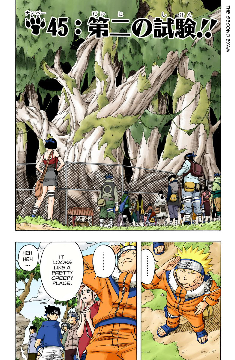Naruto Digital Colored Comics Vol. 5 Ch. 45 The Second Exam