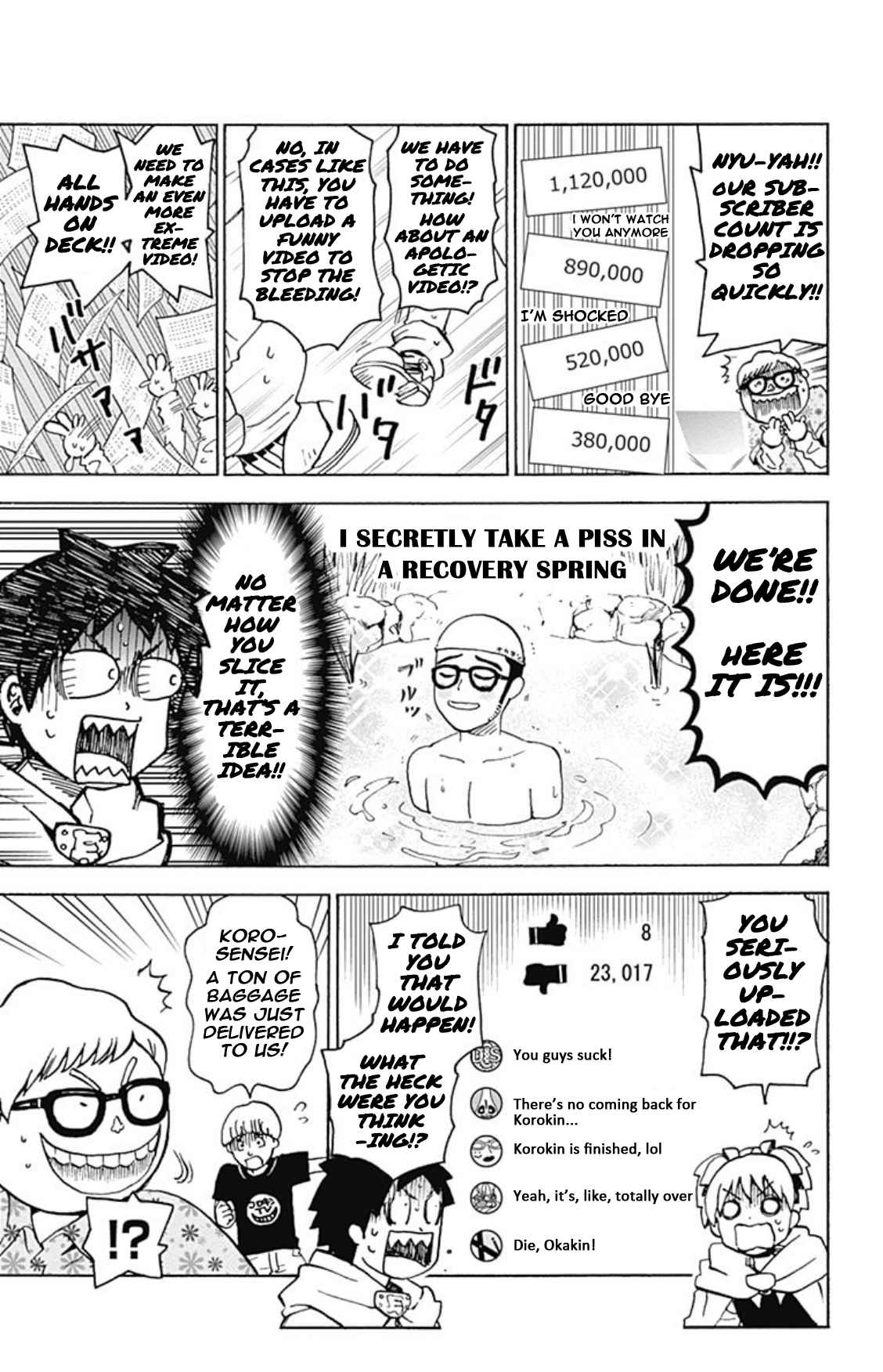 Korosensei Quest! Vol. 4 Ch. 21 Class E & YuuTube
