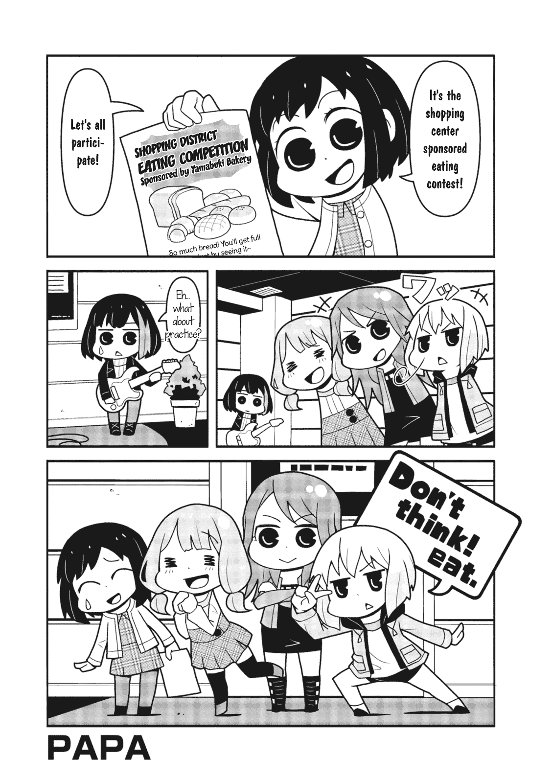 BanG Dream! Garupa☆PICO Comic Anthology Ch. 5 Don't think! Eat.