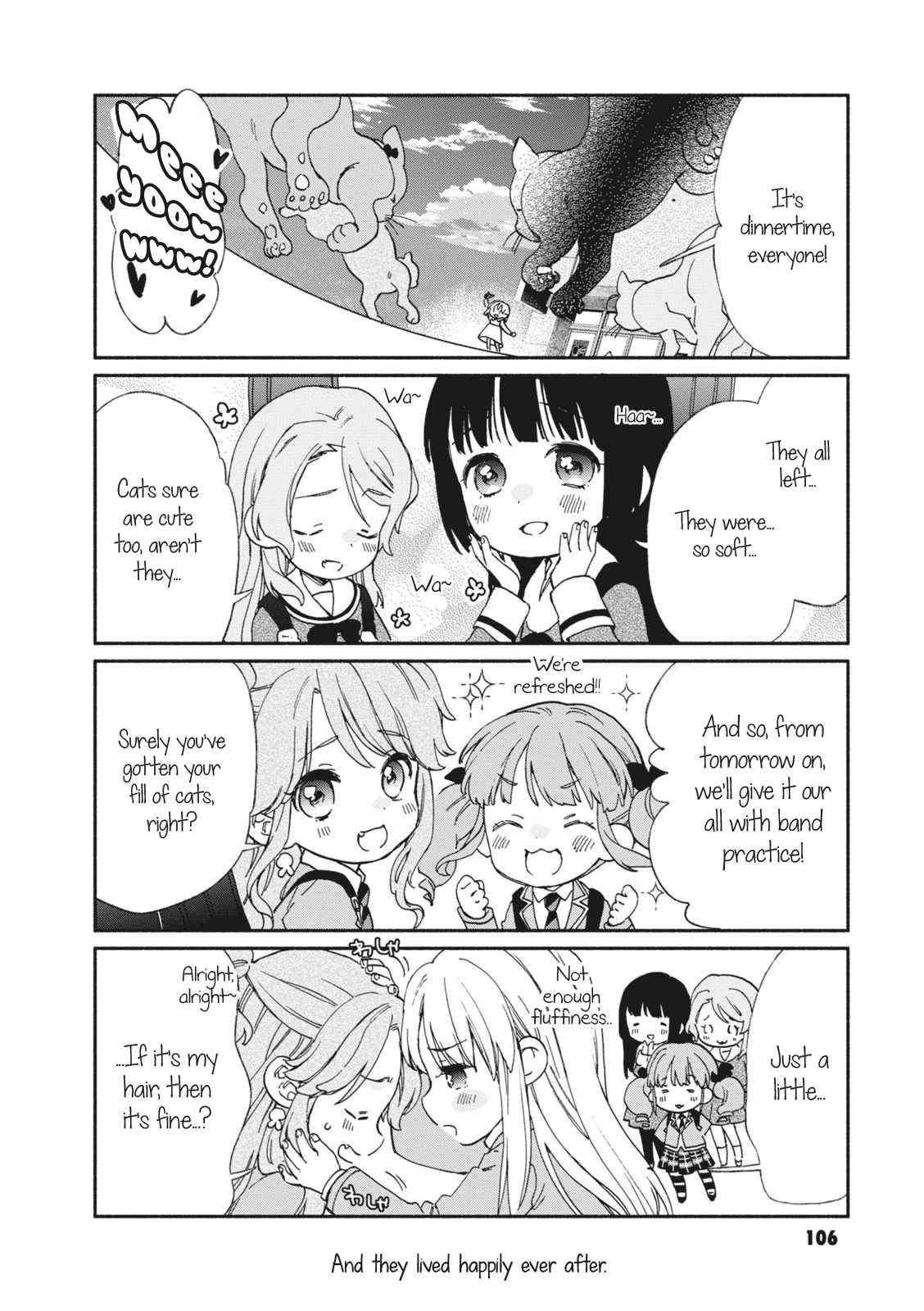 BanG Dream! Garupa☆PICO Comic Anthology Ch. 12 Cats and Roses Day After Day